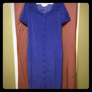 Maggy London Silk Dress-Retro